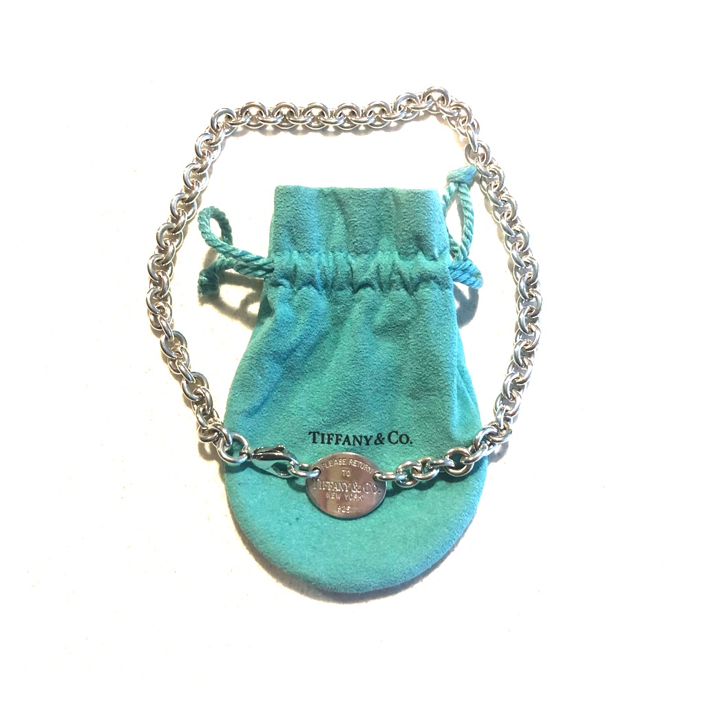Tiffany & Co. Oval Tag Necklace *Vintage*